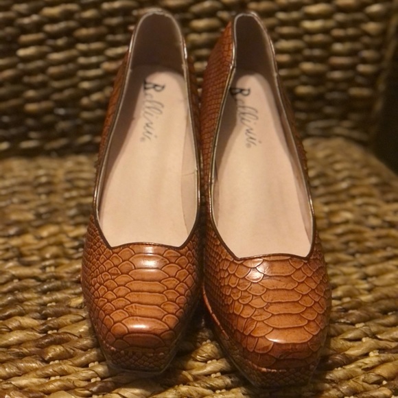 Bellini Faux Snake Skin Platform Pumps. Size 10 and 11. Never Worn. - Picture 1 of 5